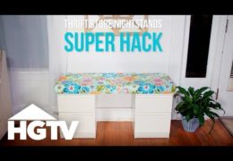 How to Transform Nightstands Into a Bench