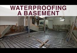 Waterproofing a Basement