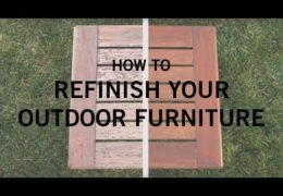 Refinish Outdoor Furniture in Four Easy Steps