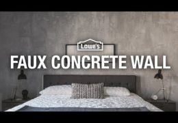 How to Create a Faux Concrete Wall