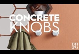 How to Make Concrete Hexagonal Knobs