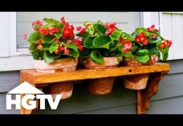 How to Make an Easy Three-Pot Window Planter