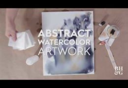 How to Create Abstract Watercolor Artwork