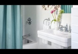 Vintage-Inspired Small Bathroom Makeover