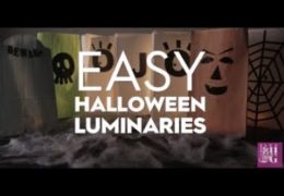 Easy Halloween Luminaries