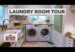 Colorful Feature-Packed Laundry Room