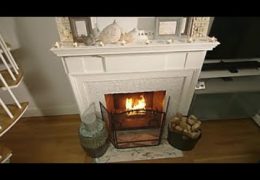 How to Reface a Fireplace with a Salvaged Mantel