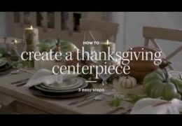 Three Easy Steps to a Thanksgiving Centerpiece