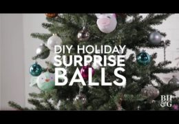 DIY Holiday Surprise Balls