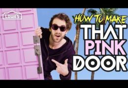 How to Make "That Pink Door"