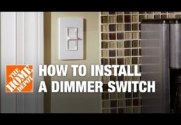 How to Install a Dimmer Switch