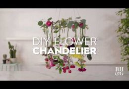 How to Make a Flower Chandelier