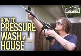 How to Pressure Wash a House