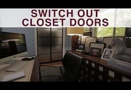 How to Replace Bifold Closet Doors with Sliding Industrial Doors