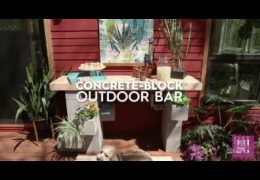 How to Build a Concrete Block Outdoor Bar