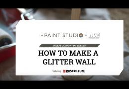 How to Create a Shimmer Wall Using Glitter Paint