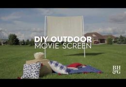 How to Make an Outdoor Movie Screen