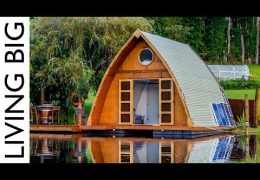 Floating Cabin Home in New Zealand