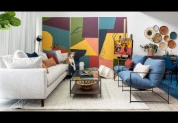 Colorful Cozy Rental Loft Transformation