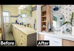 Bright Modern Bathroom Makeover