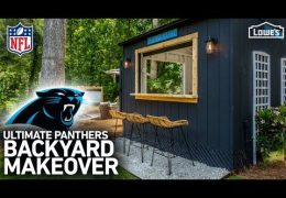 Ultimate Panthers Backyard Makeover