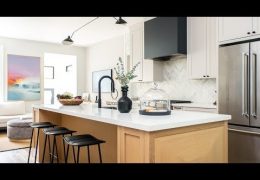 Minimalist White and Wood Kitchen