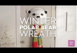 How to Make a Polar Bear Wreath