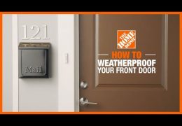 How to Weatherize Your Front Door