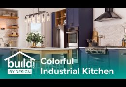 Entertainer's Modern Industrial Kitchen