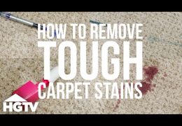 How to Clean Stubborn Carpet Stains