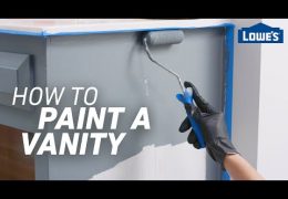 How to Paint a Vanity