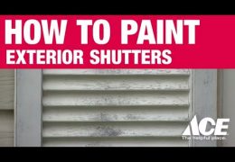 How to Paint Exterior Shutters