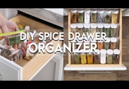 How to Make a Spice Drawer Organizer