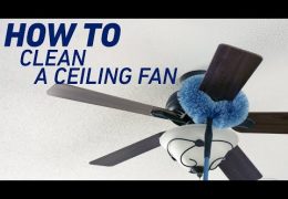 How To Clean a Ceiling Fan