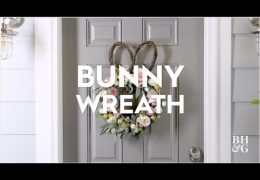 How to Make a Bunny Floral Wreath