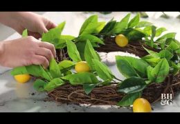 How to Make a Lemon Wreath