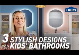 Three Stylish Designs for Kids' Bathrooms