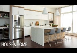 Bright, Fun and Energetic Urban Condo Kitchen