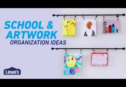 Simple Stylish Tricks for Organizing and Displaying Kids' Artwork and School Papers