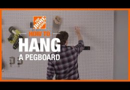 How to Hang Pegboard