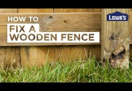 Five Ways to Fix a Wooden Fence