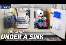 How to Organize Under a Sink