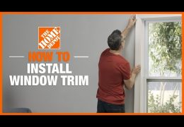 How to Install Window Trim