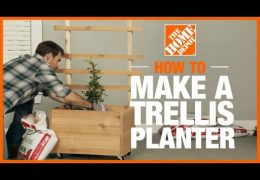 How to Make a Trellis Planter Box