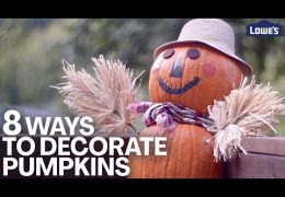 Eight Ways to Decorate a Pumpkin for Fall