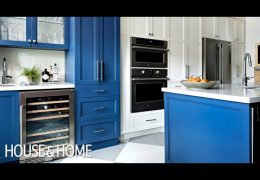 Blue and White Kitchen Makeover