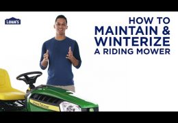 How to Maintain and Winterize a Riding Lawn Mower