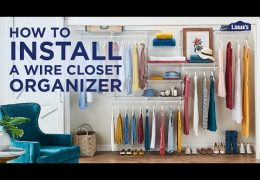 How to Install a Wire Closet Organizer