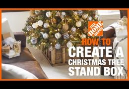 How To Make a Christmas Tree Stand Box