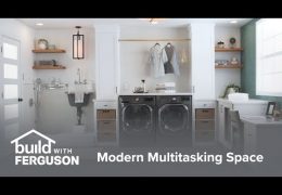 Coastal Modern Laundry Room